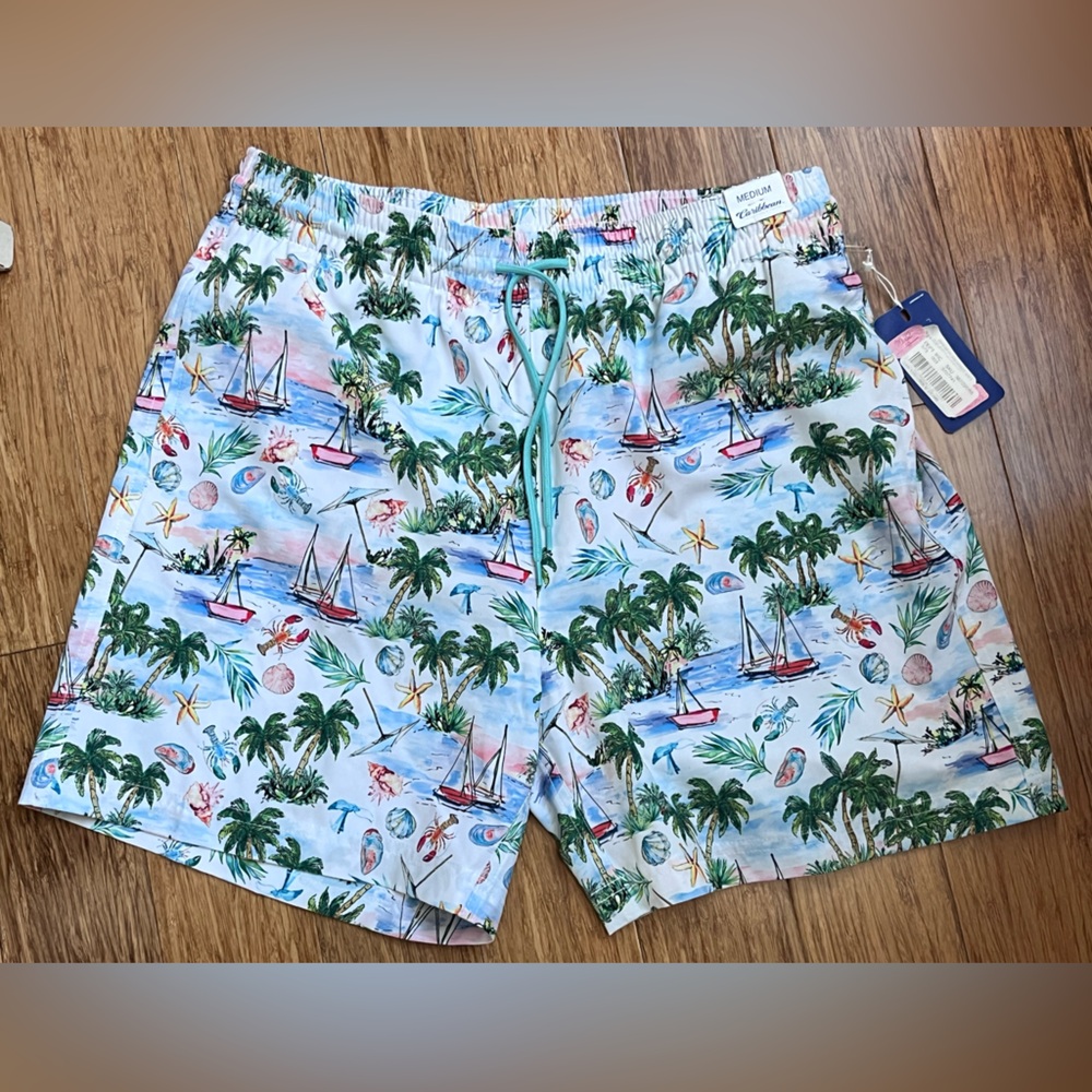 Caribbean Swim trunks men’s size medium NWT. 1320